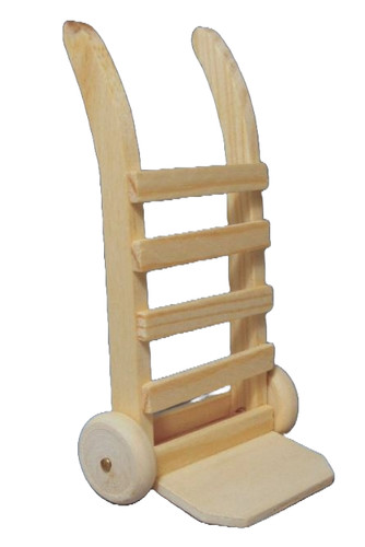 Dolls house sack truck - truck, wooden