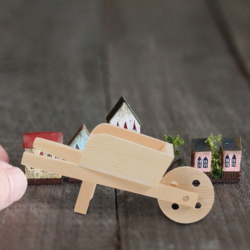 Miniature wooden barrows - miniature,