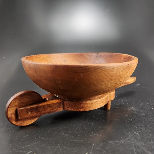 Turned wood bowl - turned,