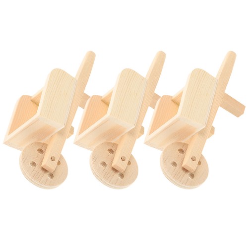 Khaki mini wooden barrows - khaki,
