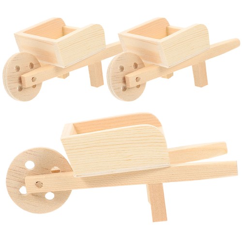 Pcs dolls house mini barrows - 3,