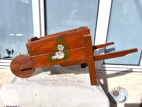 Vintage wooden ornamental - wooden,