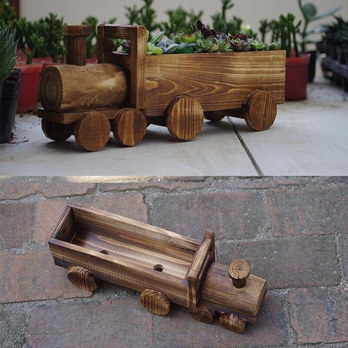 Garden modern wooden train - garden,