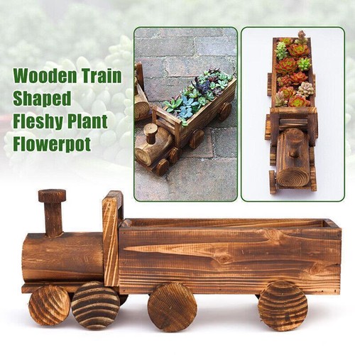 Garden modern wooden train - garden,