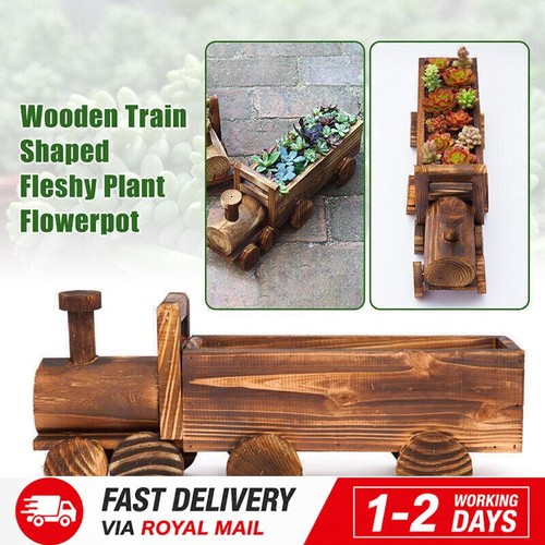 Garden modern wooden train - modern,